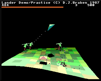 Destroying trees in Acorn Archimedes Lander